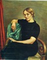 黒いドレスを着たイサの肖像画 1935年 ジョルジョ・デ・キリコ 形而上学的シュルレアリスム